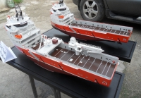 custom made model of ULSTEIN PX121H Platform Supply Vessel (83.4m)